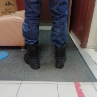 Монголки мужские натуральные короткие коричневые, литая подошва