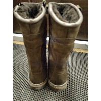 Монголки мужские натуральные высокие хаки нубук, войлочнорезиновая подошва Монголки мужские натуральные высокие хаки нубук, войлочнорезиновая подошва