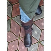 Монголки мужские натуральные коричневые, войлочнорезиновая подошва Монголки мужские натуральные коричневые, войлочнорезиновая подошва