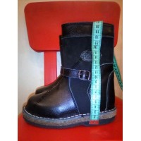 Монголки детские натуральные черные, войлочная подошва Монголки детские натуральные черные, войлочная подошва