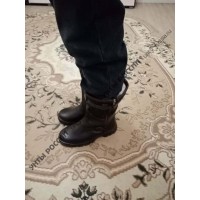 Монголки мужские натуральные коричневые с замком, литая подошва Монголки мужские натуральные коричневые с замком, литая подошва