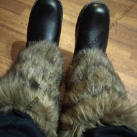 Унты мужские натуральные высокие койот, войлочная подошва