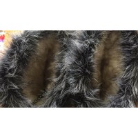 Унты женские натуральные чернобурка, войлочная подошва