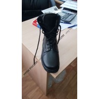 Берцы зимние натуральные черные кожаные с мехом армейские, литая подошва Берцы зимние натуральные черные кожаные с мехом армейские, литая подошва