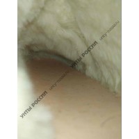 Монголки мужские натуральные высокие коричневые, войлочнорезиновая подошва