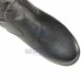 Монголки мужские натуральные короткие черные, серия "Вожак", литая подошва (арт. 10001)