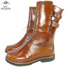 Монголки женские натуральные высокие рыжие на протекторе, серия "Вожак"