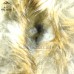 Унты женские натуральные кожаные темно-коричневые лиса, литая подошва (арт. 30033)