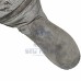 Сапоги женские натуральные серые с замком, литая подошва (арт. 40039)
