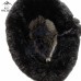 Сапоги женские натуральные черные с замком, войлочная подошва (арт. 40042)