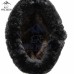 Сапоги женские натуральные черные с замком, литая подошва (арт. 40043)