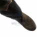 Унты женские натуральные темно-коричневые, войлочная подошва