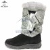 Унты женские натуральные голубая норка, литая подошва (арт. 40078)
