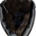 Берцы зимние натуральные черные кожаные с мехом, литая подошва