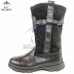 Монголки мужские натуральные черные кожаные, литая подошва (арт. 60003)
