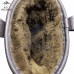 Монголки мужские натуральные темно-коричневые кожаные, войлочнорезиновая подошва (арт. 60015)