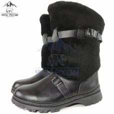 Унты мужские короткие, полностью натуральные, литая подошва, серия «Варяг»