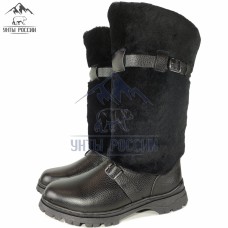 Унты мужские высокие, полностью натуральные, литая подошва, серия «Варяг»