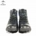 Ботинки мужские натуральные короткие черные на шнуровке