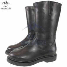 Сапоги зимние женские натуральные черные кожаные на замке "Криона"